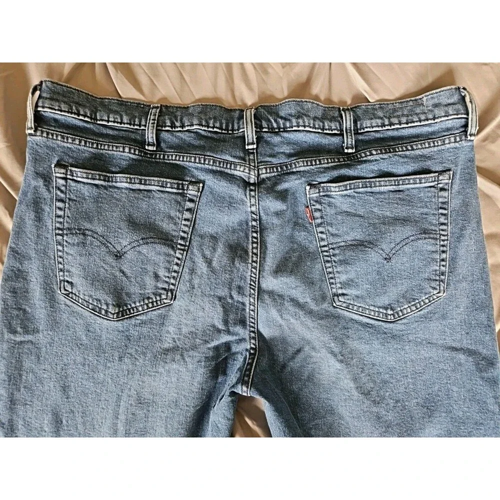 Levi's 502 Premium Jeans Tapered Big E Men's Size 42x30 Medium Wash